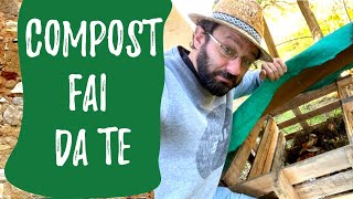 Compostiera fai da te come costruirla e fare il compost [upl. by Justis191]