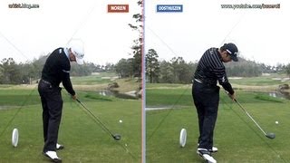 Slow HD Louis OOSTHUIZEN vs Alexander NOREN Driver Golf Swing2013 European Tour [upl. by Ajed]