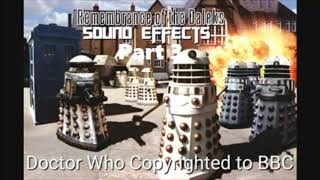 Remembrance of the Daleks Sound Effects Part 3 [upl. by Tenn]