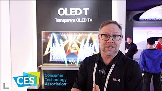 Unveiling the Worlds First Transparent OLED TV LG OLED T [upl. by Nissie]