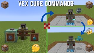 Command Block Tutorial 230 Vex Cure Commands in Minecraft 120 [upl. by Eenalem]