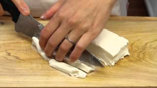 How To Slice Cream Cheese For Sushi Rolls [upl. by Yrovi]