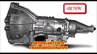 4R70W4R75W4R75E TRANSMISSION TIP 2 [upl. by Alo]