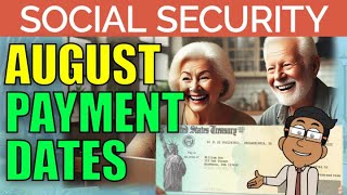 Social Security Checks  August 2024 Payment Schedule Dates Update [upl. by Enelcaj71]