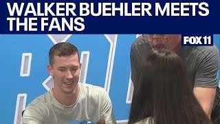 Walker Buehler signs autographs at LA area Dicks Sporting Goods [upl. by Barnebas]