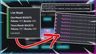 BEST Discord Server Boosting Bot FREE SETUP GUIDE [upl. by Yelsgnik]