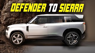 2023 Tata Sierra SUV is Directly Inspired from Defender 110   Full Launch Details [upl. by Sorensen]