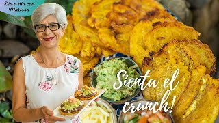 Cómo preparar Patacones Tostones crujientes y deliciosos [upl. by Fannie]