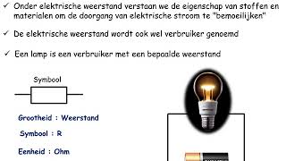 De elektrische weerstand [upl. by Atilal]