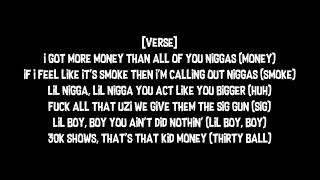 Offset  Violation Freestyle Lyrics on screen [upl. by Arehahs]