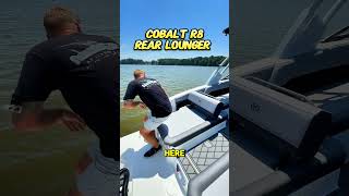 Cobalt boats R8 OB rear lounger cobalt cobaltboats boating boatlife sportboat [upl. by Kary805]