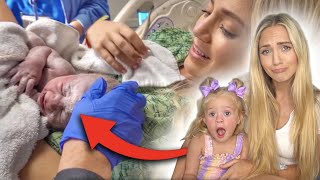 2 Year Old Posie Reacts To Her Birth Video SO CUTE [upl. by Solrak]