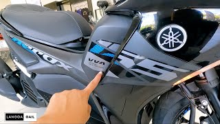 Yamaha Aerox 155 Glossy Black Langga Gail MotoVlog [upl. by Nela]