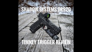 Shadow Systems DR920 Timney Alpha Glock Trigger Review [upl. by Demb]