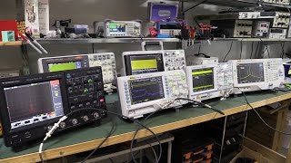 EEVblog 845  Oscilloscope FFT Comparison [upl. by Sander257]