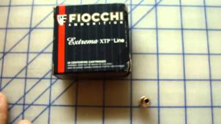 Fiocchi Extrema XTP 9mm 115gr Gel Test [upl. by Gastineau]