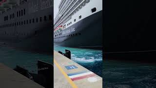 linesman vs rope Nieuw Statendam Turks and Caicos Island 🏝 comesunwithus travelviral trending [upl. by Cooper]