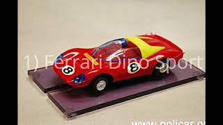 The 10 most beautiful Policar Polistil slot cars 132 [upl. by Jaclin]