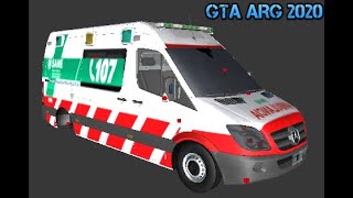 ambulancia same version 2  mod para gta sa  GTA ARGENTINA [upl. by Bashemeth]