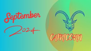 CAPRICORN SEPTEMBER 2024 HOROSCOPE LUNAR ECLIPSE TRAVEL amp EDUCATION [upl. by Oyr164]