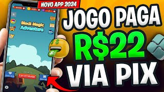 APP de JOGO que GANHA DINHEIRO de VERDADE via PIX 2024 👉Pagando até R22 Rápido💸 App Pagando [upl. by Thay995]