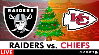 Raiders vs Chiefs Live Stream Scoreboard FREE Christmas Watch Party NFL Playoff Picture Week 16 [upl. by Catha477]