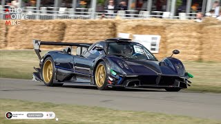 STREET LEGAL Pagani Zonda Revolucion by Lanzante at Goodwood FOS [upl. by Munshi]