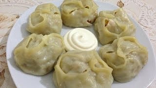 Сочные манты  вкусный рецепт [upl. by Elnar41]