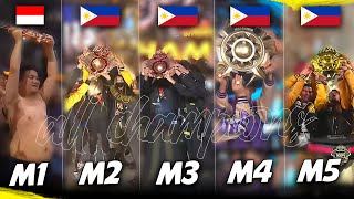 EVERY M WORLD CHAMPIONS M1 2019  M5 2023    🏆 [upl. by Bernadette]