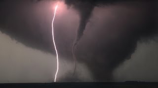 UNREAL TWIN TORNADOES amp Bead Lightning Strike [upl. by Crespi]