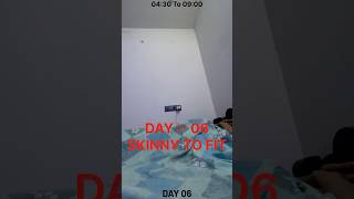 Day 06  Skinny To Fit 💪🏻 shorts shortsfeed workout desi minivlog vlog trending [upl. by Coplin]