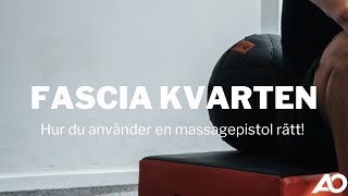 Massagepistol för återhämtning amp uppvärmning hur varför eller myt  Fascia Kvarten AO Performance [upl. by Vey509]