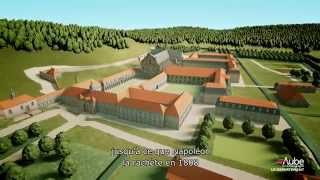 Abbaye de Clairvaux en 3D Clairvaux abbey 3D [upl. by Ahsinotna68]