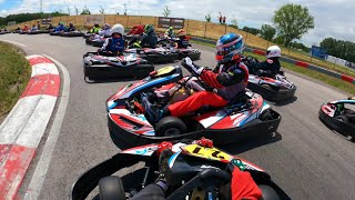 Start of 24h Karting Race of Slovakia Ring 2022  POV [upl. by Misaq]