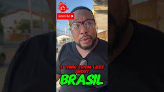 Philly Dom Tells Us 5 Things He Loves About Brazil [upl. by Peonir783]