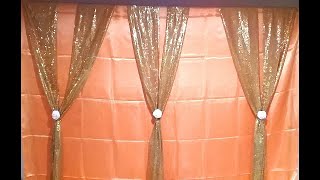 DIY BACKDROP TUTORIAL  HOW TO SETUP A BACKDROP  DIY CHEAP BACKDROP [upl. by Kalinda]