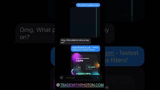 Photon Trading is my shortcut to financial success 💸 photon web3 trading cryptotrading crypto [upl. by Trinia]