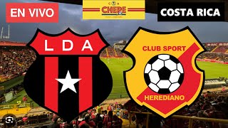 LD ALAJUELENSE VS HEREDIANO EN VIVO Jornada 10 Liga Promerica 2024 [upl. by Paulita526]