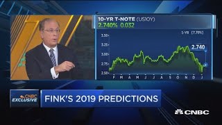 BlackRock CEO Larry Finks market predictions for 2019 [upl. by Ydnagrub]