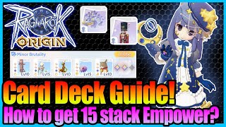 15 Stacks EMPOWER Possible Card Deck Guide Ragnarok Origin Global [upl. by Gable416]