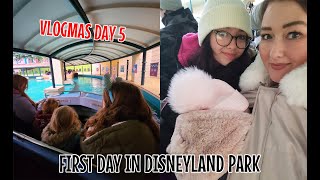 FIRST DAY IN DISNEYLAND PARK  DISNEYLAND PARIS  VLOGMAS DAY 5 [upl. by Enaujed866]