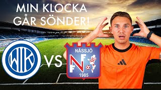 KLOCKAN GÅR SÖNDER MITT I MATCHEN  Waggeryds IK  Nässjö FF Division 3 [upl. by Llenrrad]