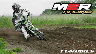 16 Year Old Rips it Up on Track  The M2R KMXR 1412 Pit Bike  FunBikes [upl. by Lirret]