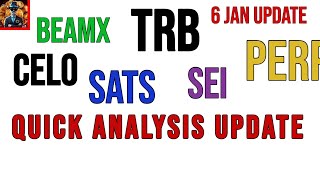 Perp  Sei  Sats  Celo  Beamx  Trb  Price Prediction amp Analysis amp Today Update [upl. by Anohs]