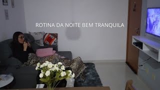 ROTINA NOTURNA MAIS LEVE  NOITE FRIA  TREINO  SÉRIE E DESCANSO morandosozinha [upl. by Dumm]