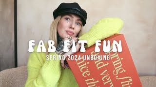 FABFITFUN SPRING 2024 BOX UNBOXING [upl. by Ingemar]