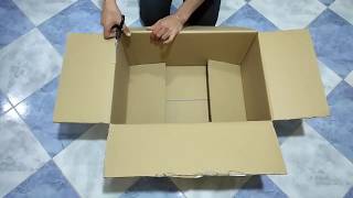 how to make easy cardboard organizer [upl. by Llerroj731]