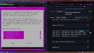 Terminal ile Debootstrap Debian Bootable Live ISO  2 [upl. by Lejna]