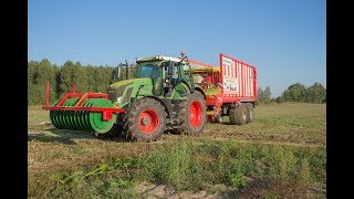 Fendt 828 Vario  Kukurydza 2017  Wtopy  Claas Jaguar  3xFendt  2xPöttinger  Maize 2017 [upl. by Yrtnej]