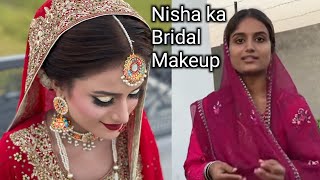 Nisha Pak Village Food Bridal Makeup  And Photoshoot SabasPlace [upl. by Melisa]